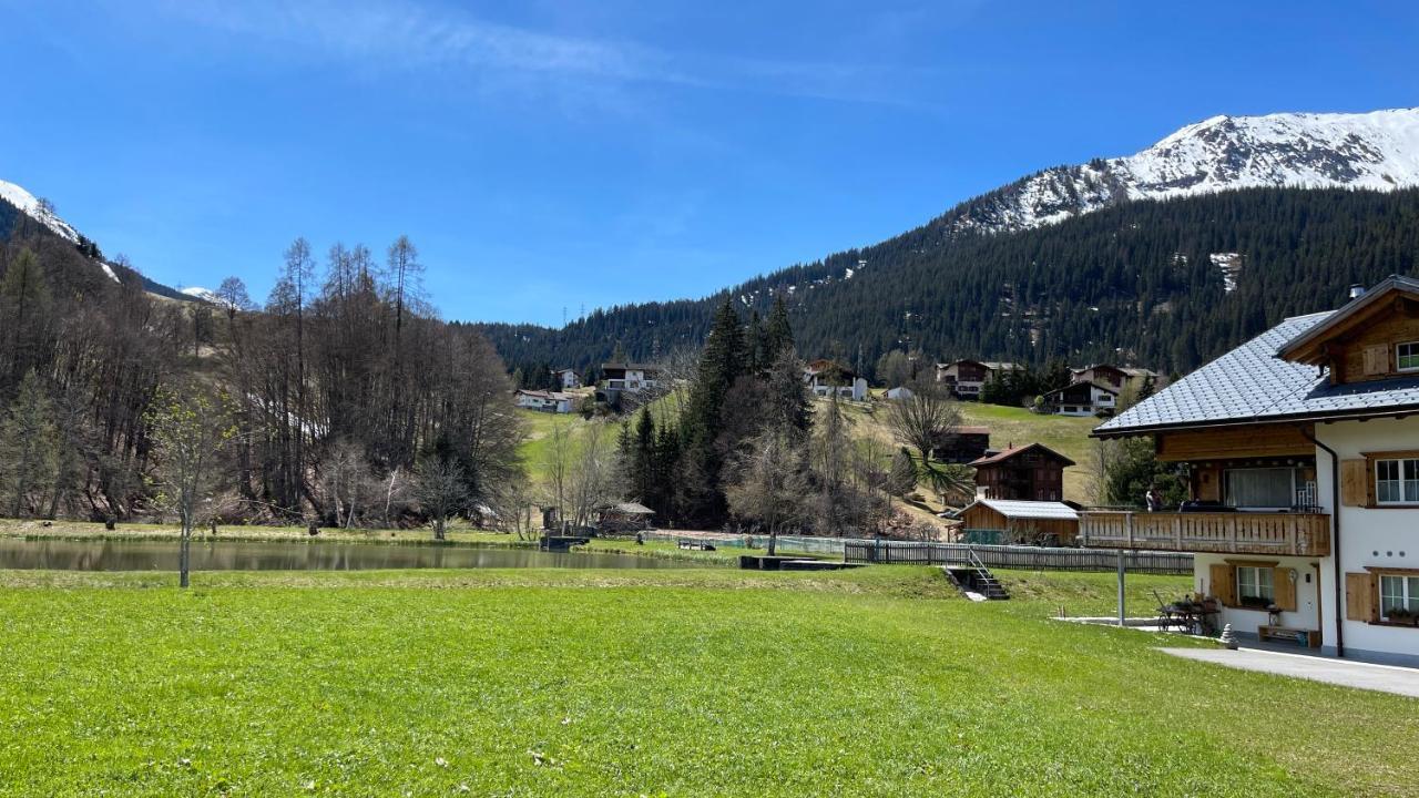 Ferienwohnung Mit Idyllischer Aussicht Klosters Exteriör bild