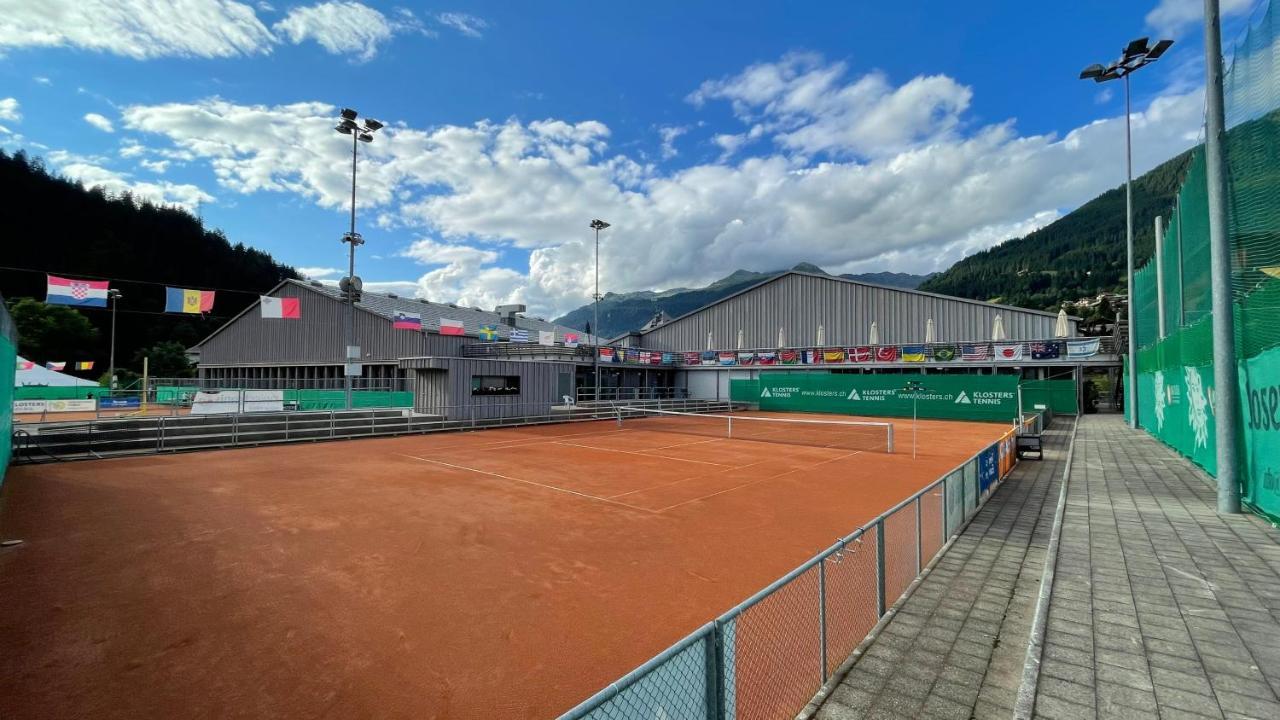 Ferienwohnung Mit Idyllischer Aussicht Klosters Exteriör bild